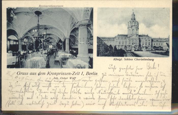 Berlin Königliches Schloss Charlottenburg Kron