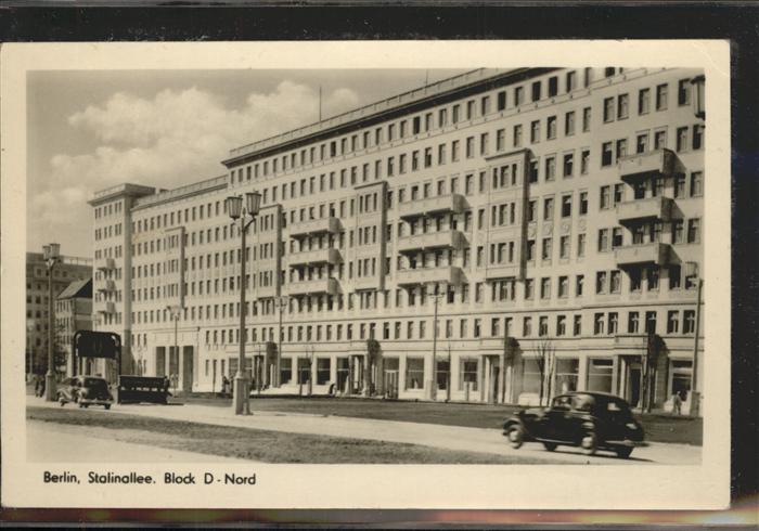 BERLIN  CITY Stalinallee