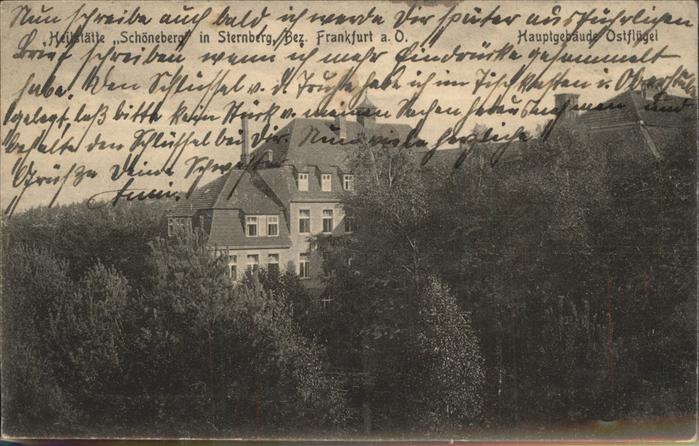 Frankfurt Oder Heilstätte Schöneberg Sternberg Hauptge
