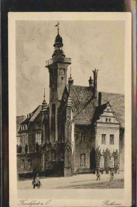 Frankfurt Oder Rathaus Illustration