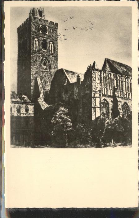 Frankfurt Oder St Marienkirche Radierung