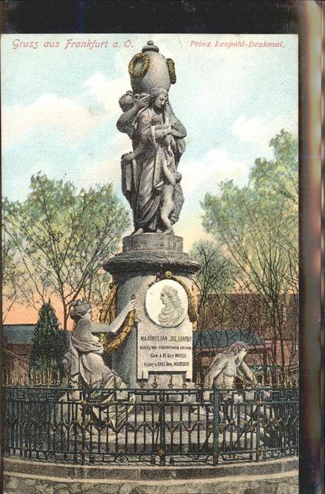 Frankfurt Oder Prinz Leopold Denkmal