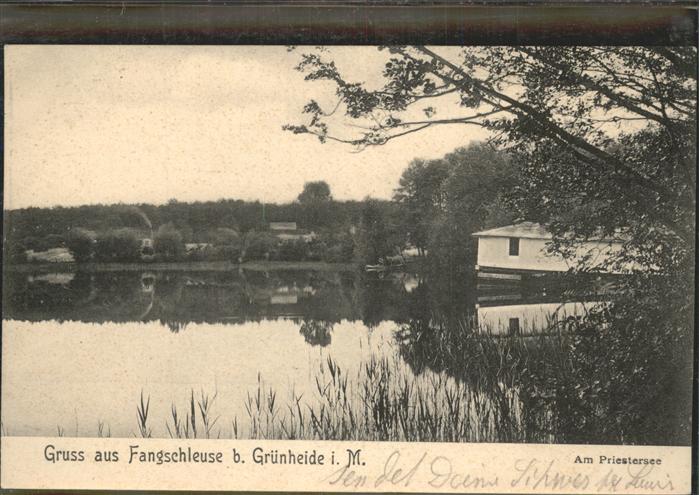 Fangschleuse Am Priestersee