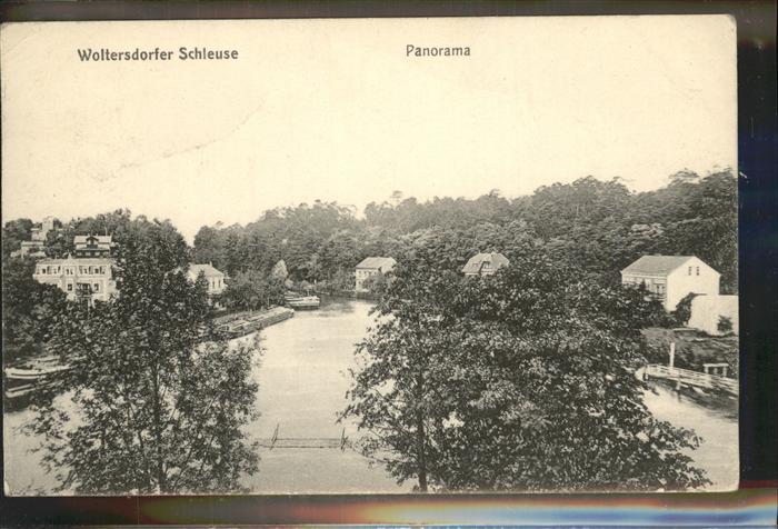 Woltersdorf Erkner Schleuse Panorama