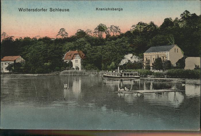 Woltersdorf Erkner Schleuse Kranichsberge