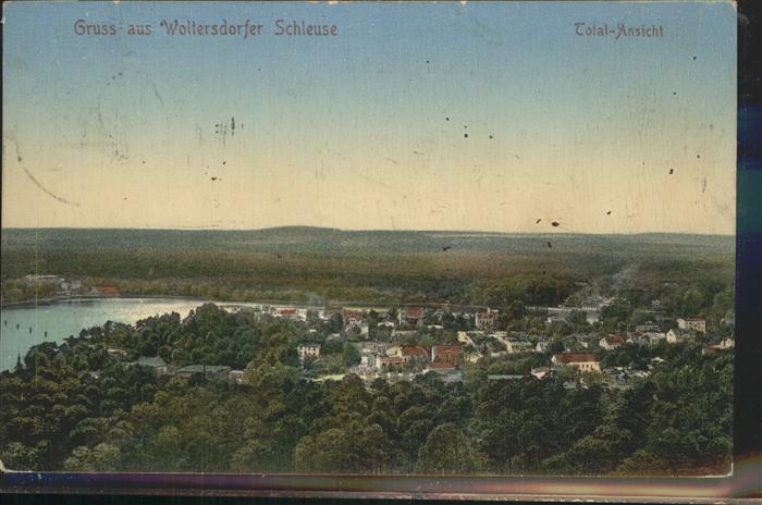 Woltersdorf Erkner Schleuse Total-Ansicht