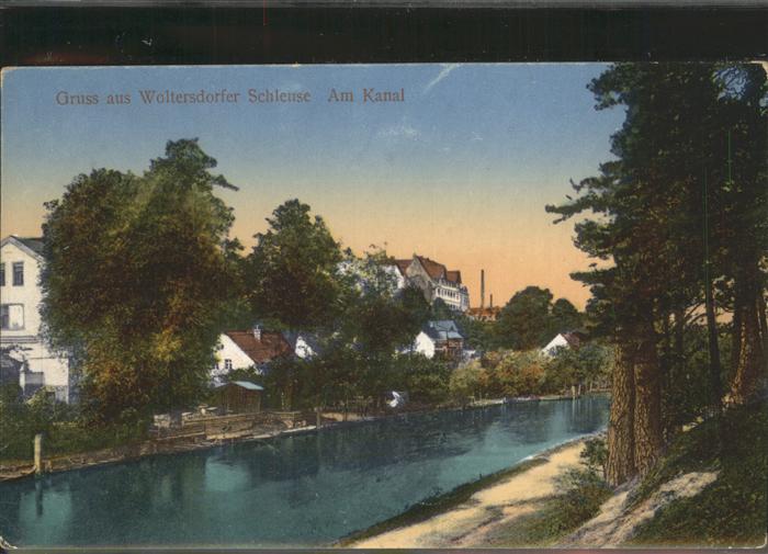Woltersdorf Erkner Schleuse Am Kanal