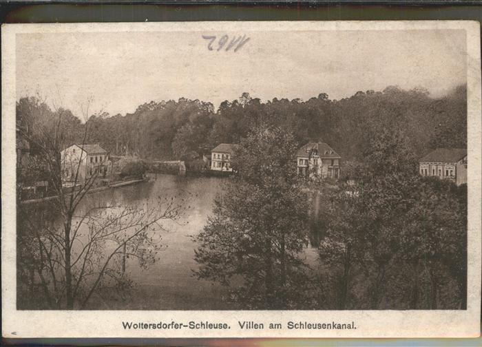 Woltersdorf Erkner Villen am Schleusenkanal