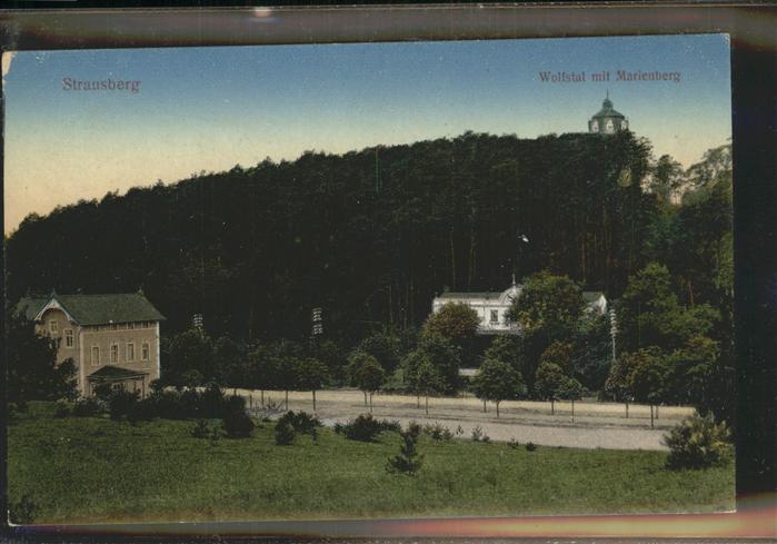 Strausberg Brandenburg Wolfstal Marienberg