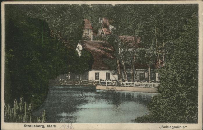 Strausberg Brandenburg Schlagmühle