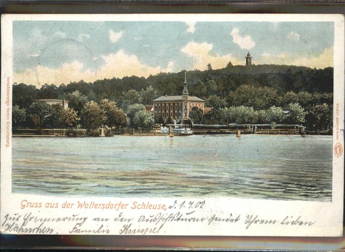 Woltersdorf Erkner Schleuse