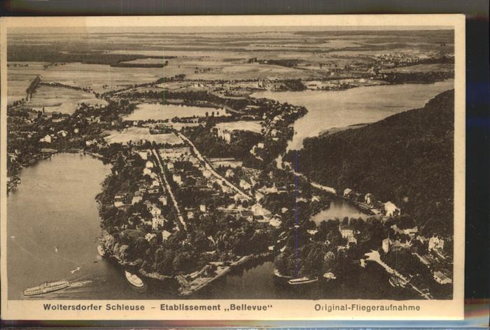 Woltersdorf Erkner Schleuse Luftbild