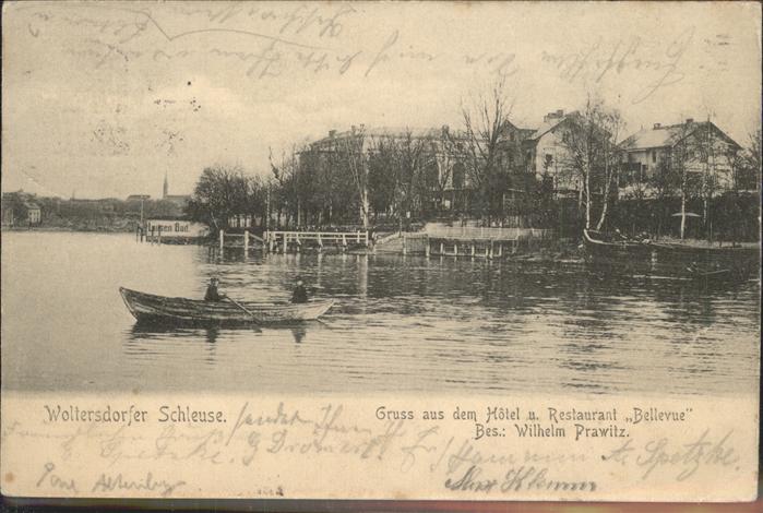 Woltersdorf Erkner Schleuse Hotel Bellevue