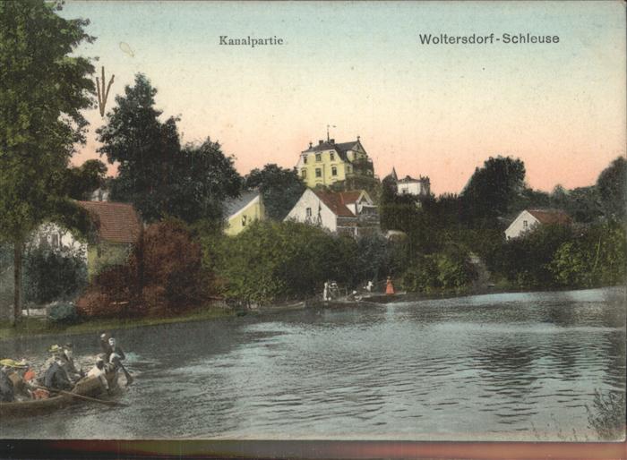 Woltersdorf Erkner Kanalpartie