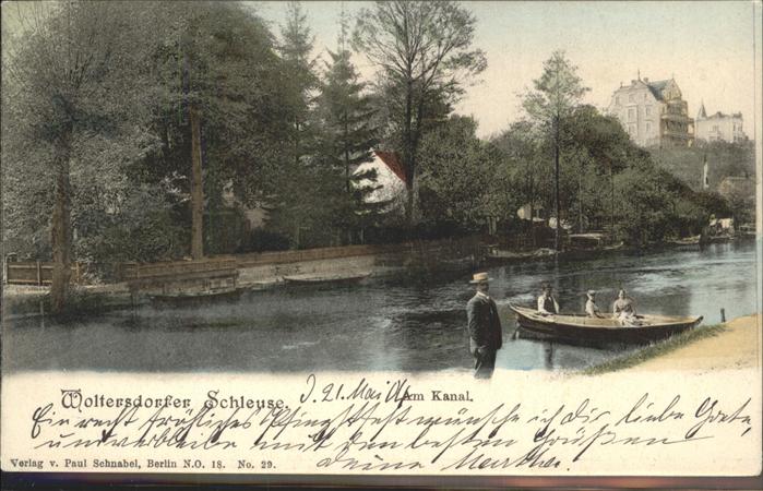 Woltersdorf Erkner Am Kanal