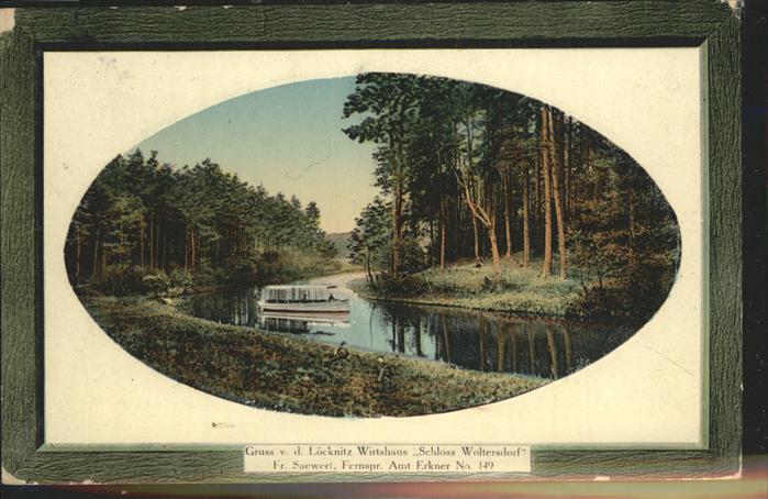 Woltersdorf Erkner An der Löcknitz Boot