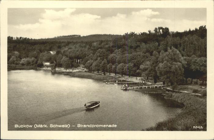 Buckow Maerkische Schweiz Strandpromenade