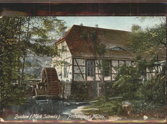 Buckow Maerkische Schweiz Pritzhagener Mühle