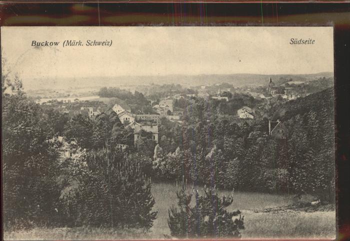 Buckow Maerkische Schweiz Suedseite
