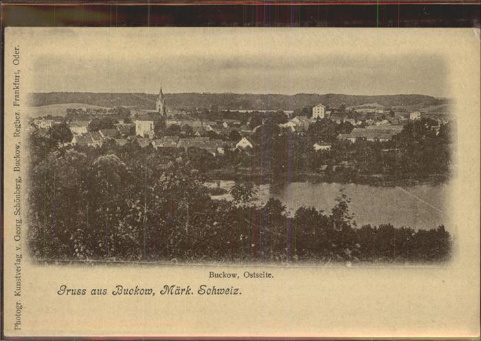 Buckow Maerkische Schweiz Ostseite Stadt