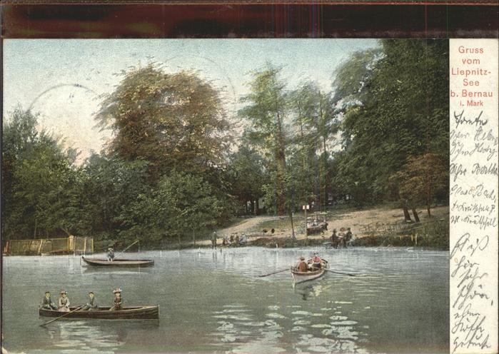 Liepnitzsee Bootsfahrt Gondelfahrt