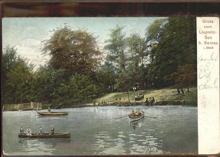 Liepnitzsee b. Bernau See Bootsfahrt