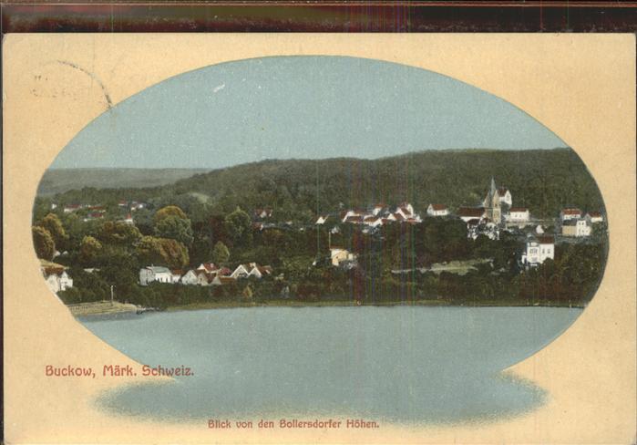 Buckow Maerkische Schweiz Bollersdorfer Höhen