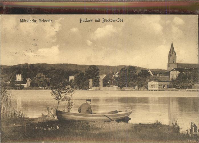 Buckow Maerkische Schweiz Buckow-See Boot