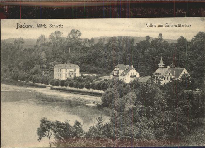Buckow Maerkische Schweiz Villen Schermützelsee