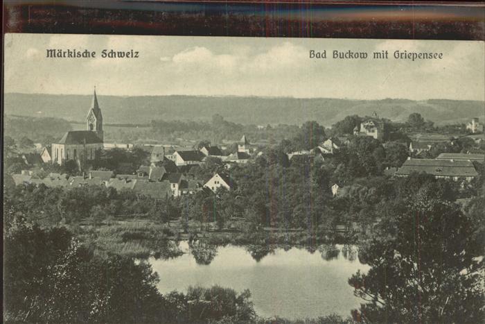 Buckow Maerkische Schweiz Griepensee