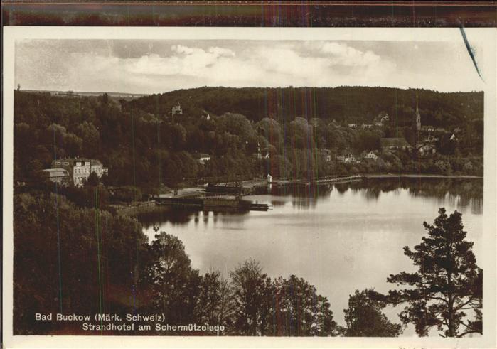Buckow Maerkische Schweiz Strandhotel Schermützelsee
