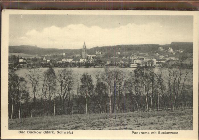 Buckow Maerkische Schweiz Panorama Buckowsee