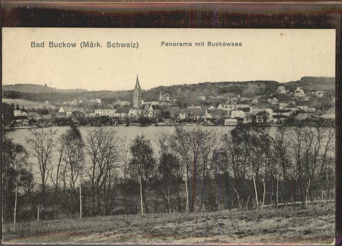 Buckow Maerkische Schweiz Buckowsee