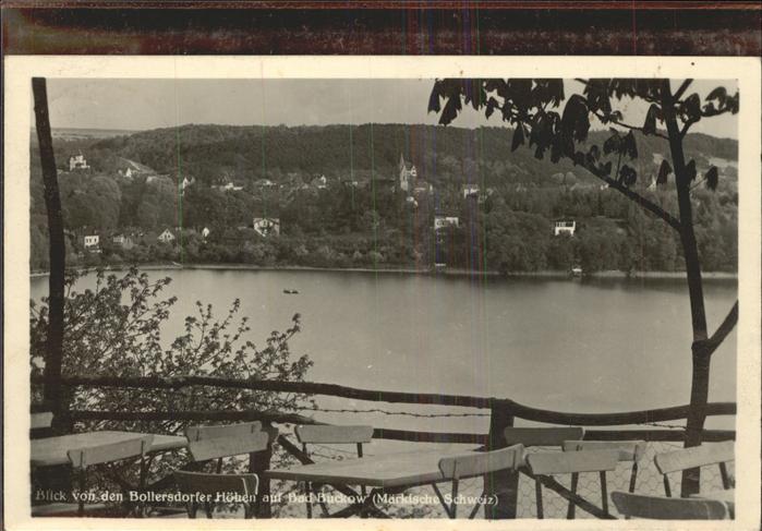 Buckow Maerkische Schweiz Bollersdorfer Höhen