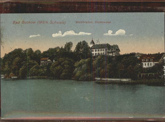 Buckow Maerkische Schweiz Waldfrieden