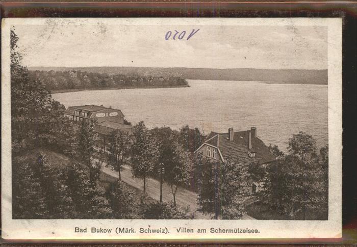 Buckow Maerkische Schweiz Villen Schermützelsee