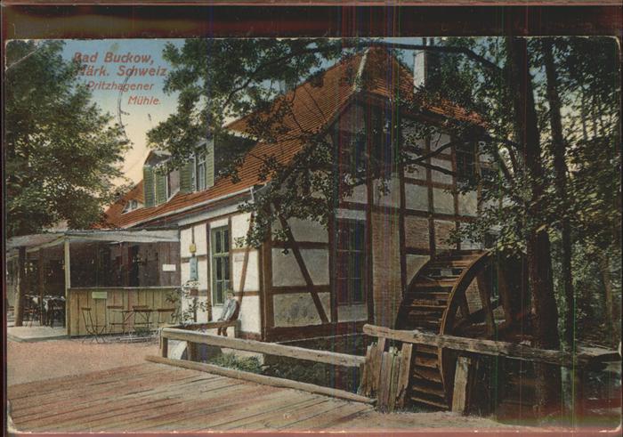 Buckow Maerkische Schweiz Pritzhagener Mühle