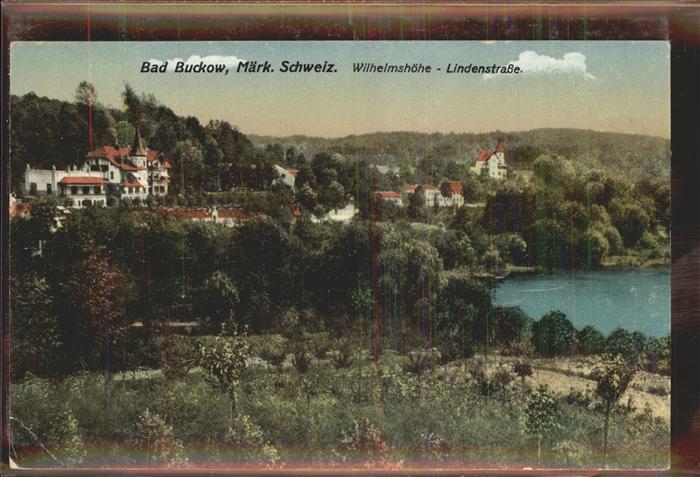 Buckow Maerkische Schweiz Wilhelmshöhe Lindenstr.