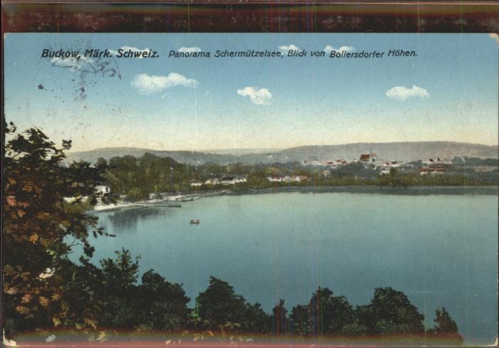 Buckow Maerkische Schweiz Bollersdorfer Höhe Schermützelsee