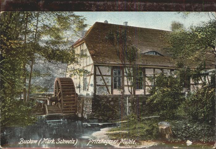 Buckow Maerkische Schweiz Pritzhagener Mühle