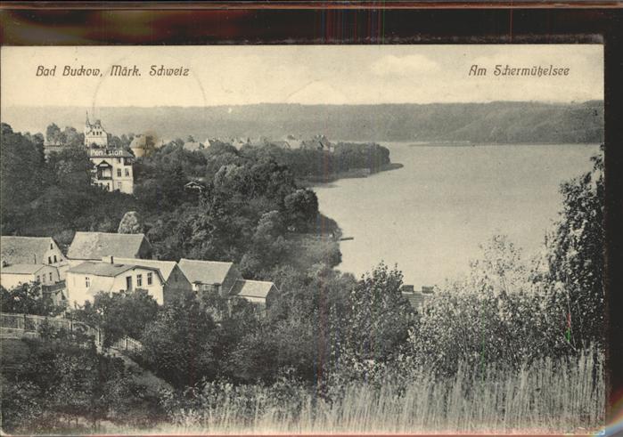 Buckow Maerkische Schweiz Schermützelsee