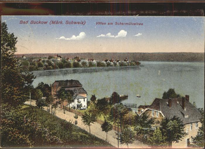 Buckow Maerkische Schweiz Villen Schermützelsee