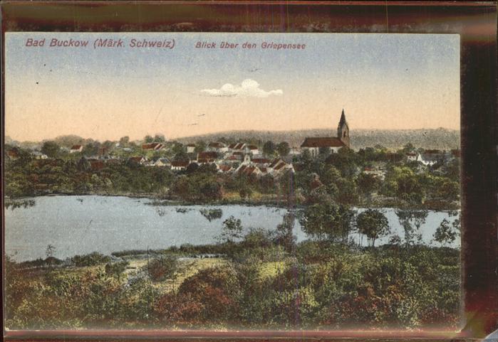 Buckow Maerkische Schweiz Griepensee
