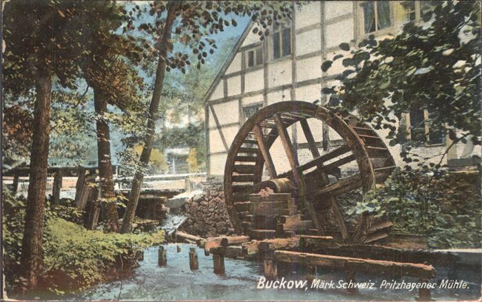 Buckow Maerkische Schweiz Pritzhagener Mühle