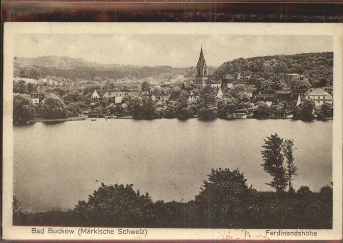Buckow Maerkische Schweiz Ferdinandshöhe