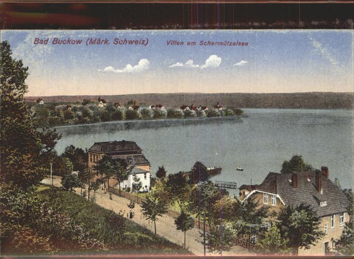 Buckow Maerkische Schweiz Villen Schermützelsee