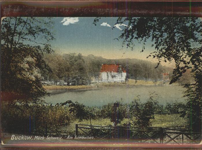 Buckow Maerkische Schweiz Tornowsee