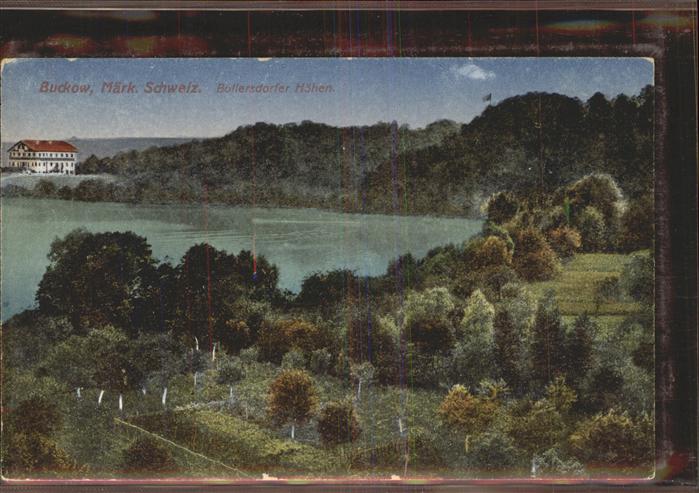 Buckow Maerkische Schweiz Bollersdorfer Höhen