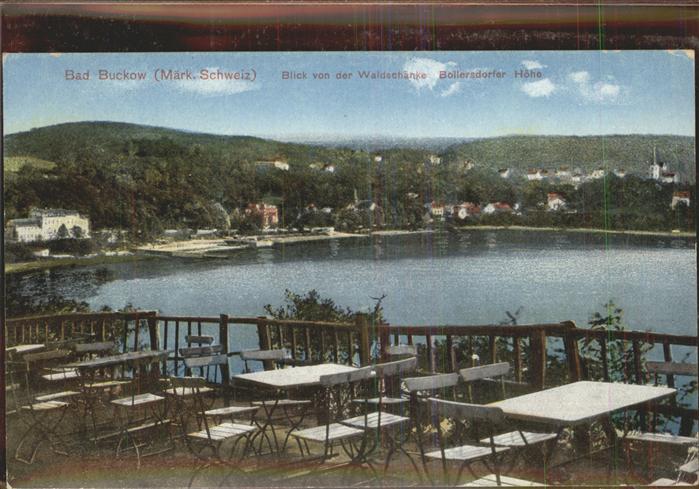 Buckow Maerkische Schweiz Waldschänke Bollersdorfer Höhe