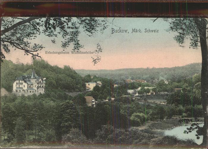 Buckow Maerkische Schweiz Erholungsheim Wilhelmshöhe
